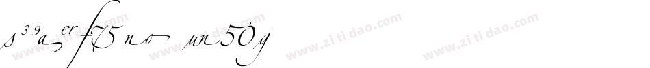 LTZapfino One字体转换